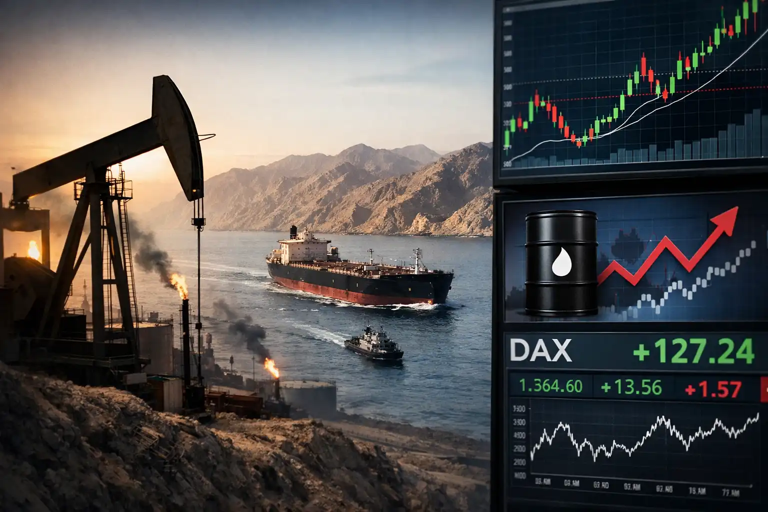 Ölpreis steigt wegen Naher Osten: Warum die Straße von Hormus für Brent, Inflation und den DAX so wichtig ist