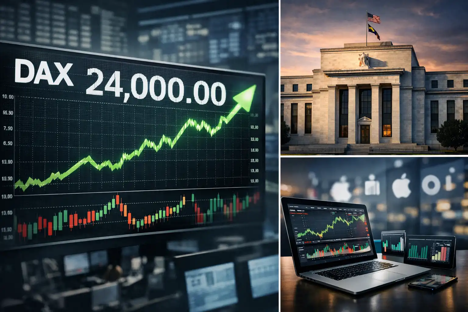 DAX 24.000 im Blick: Fed-Sitzung 2026 und US-Tech-Zahlen als Volatilitäts-Zünder
